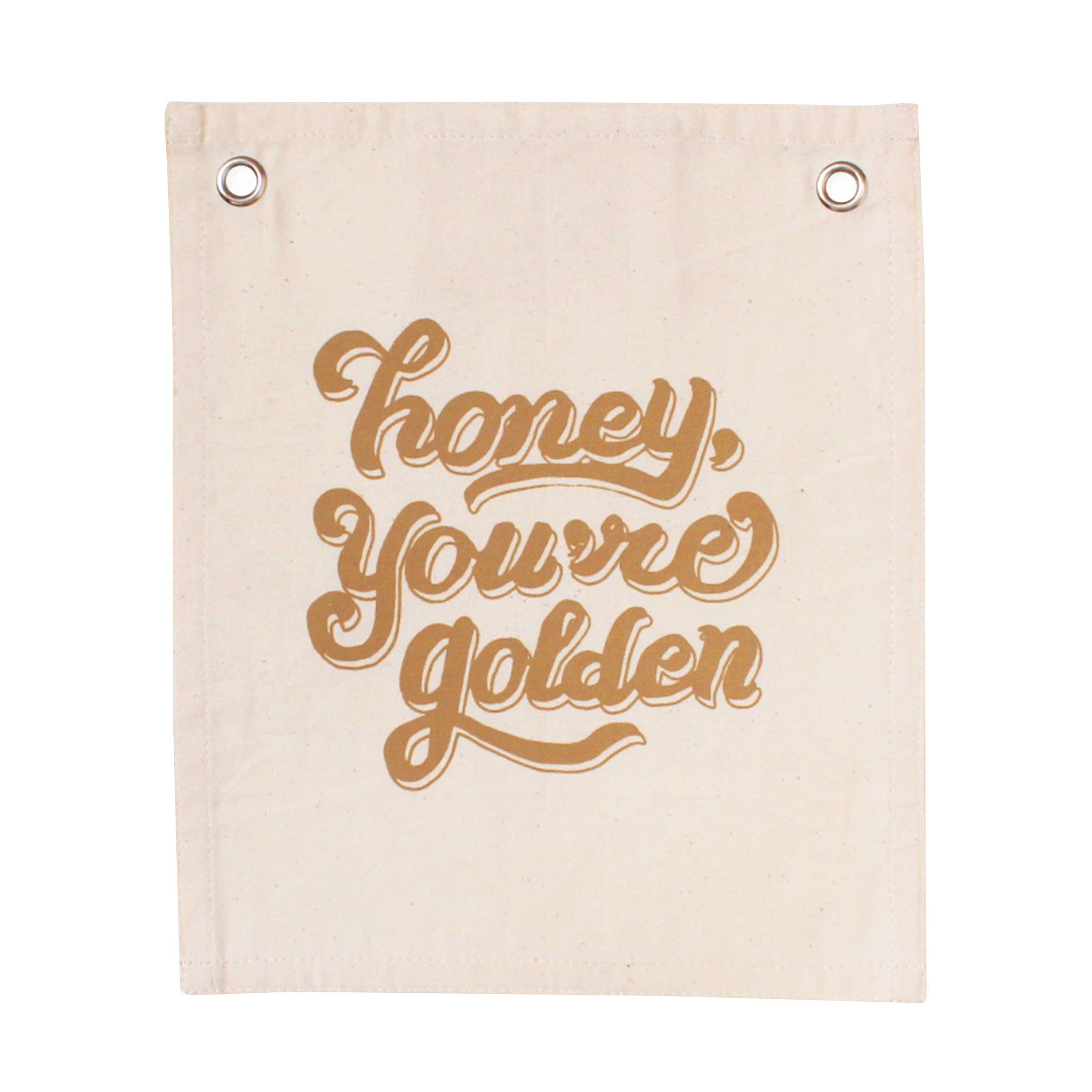 Imani + KIDS by Imani Collective - Honey You're Golden Canvas Banner