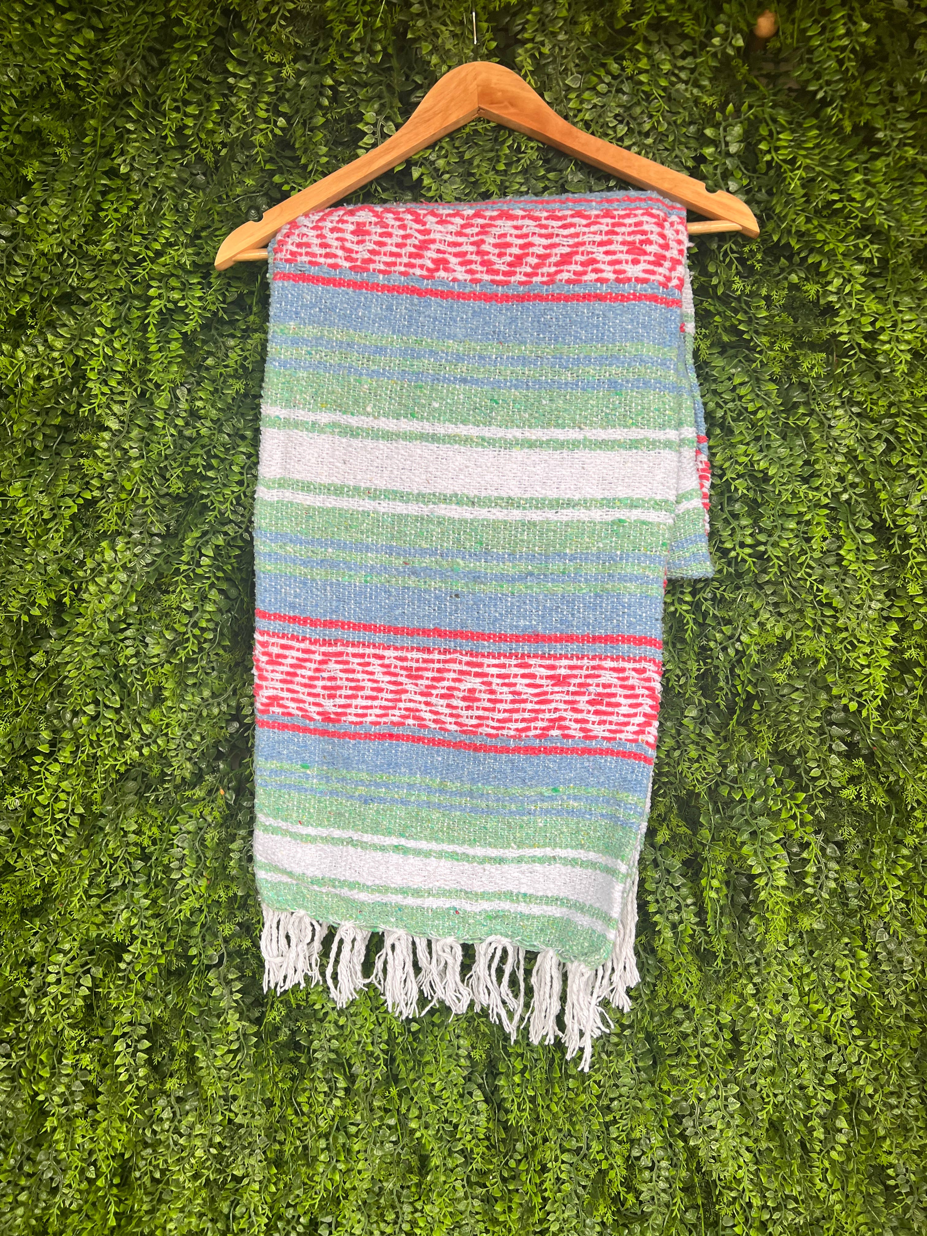 Ocean Blossom Blanket l Mexican Blanket l Holiday Gift