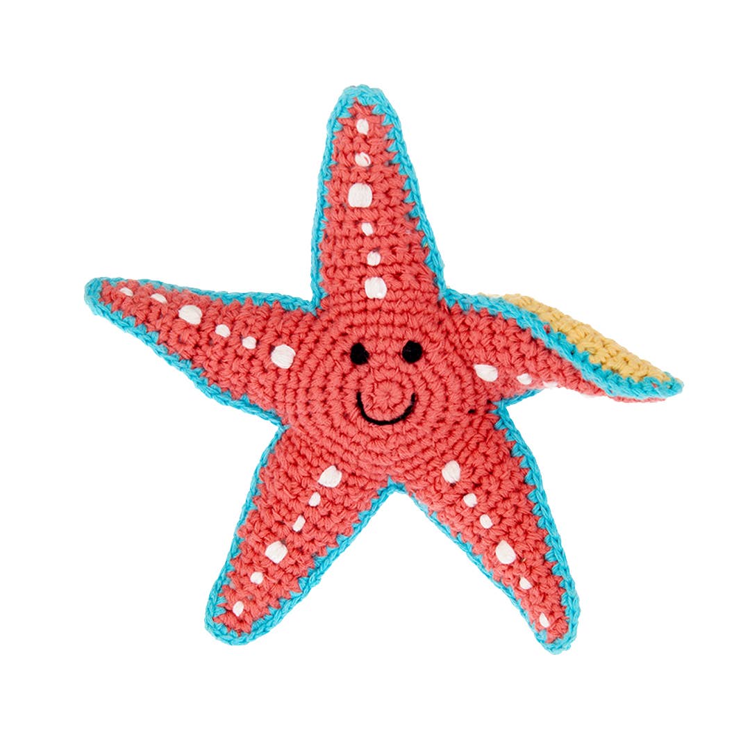 Pebble - Plush Ocean Toy - Starfish Rattle