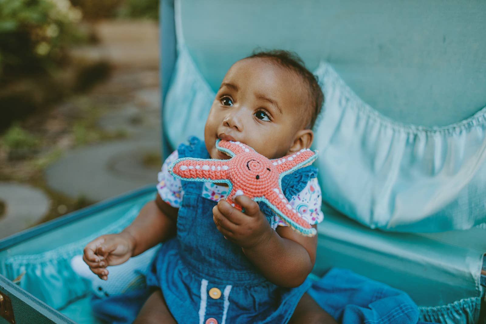 Pebble - Plush Ocean Toy - Starfish Rattle