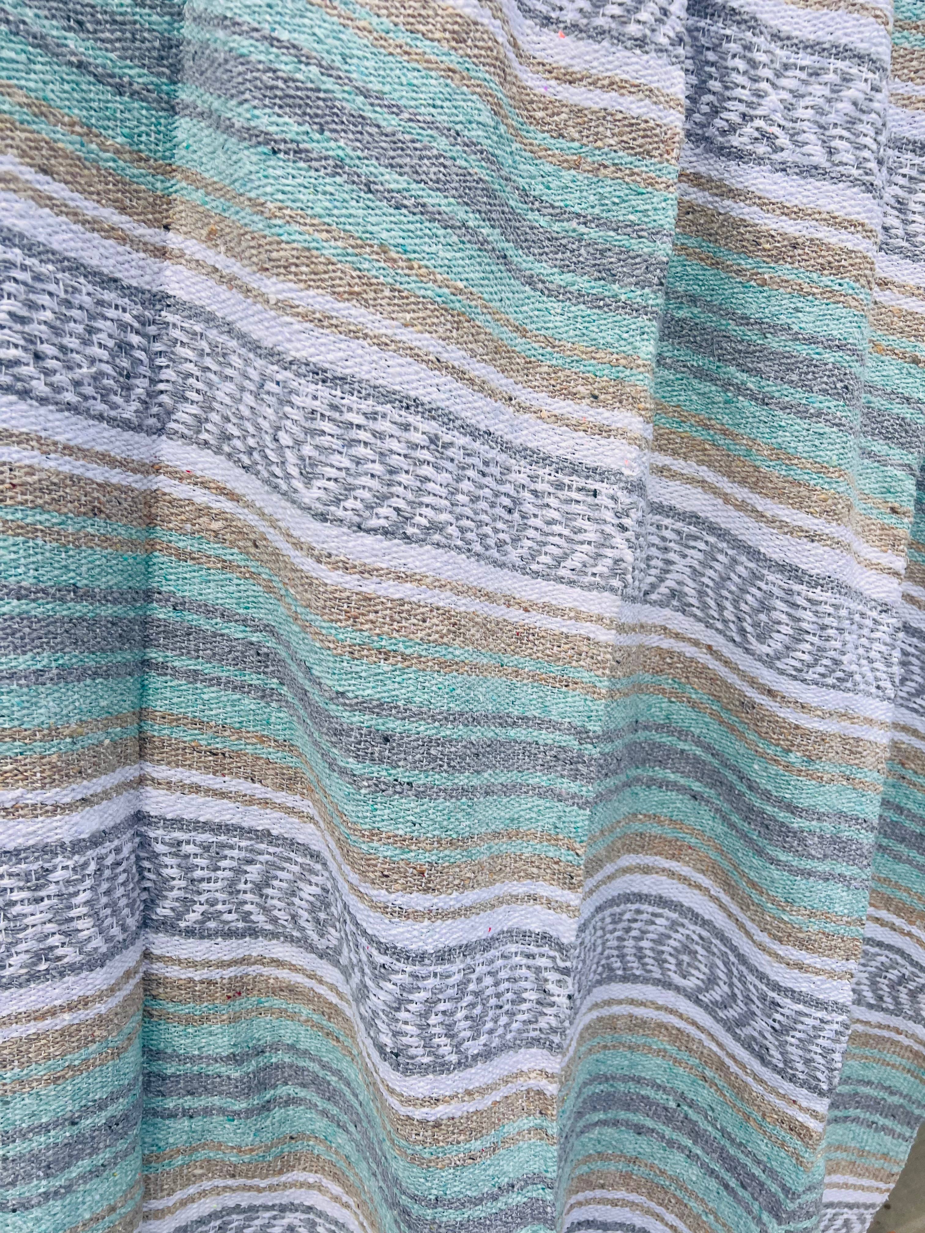 Sausalito Mexican Blanket | Summer Throw Blanket | Sea Gypsy